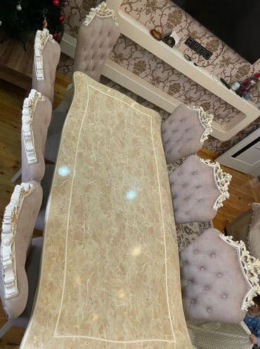 Taburetlər: Qonaq otağı üçün, İşlənmiş, 8 stul — 8