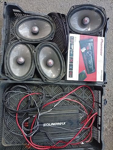 maqnitola: Maşın audio dəsti Tərkib: - 4 ədəd oval dinamik: REISS Audio VX69 — 2