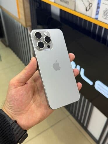 ıphone 7: IPhone 15 Pro Max, 256 GB, Gümüşü, Simsiz şarj — 3