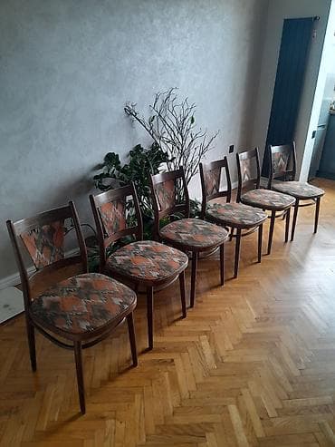 antik stul: Mətbəx üçün, Qatlanmayan, Stul — 2