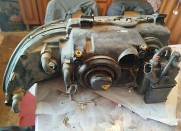 fara led: Sol, Yaxın və uzaq vuran işıqlar BMW, 2001 il, Orijinal, Almaniya, İşlənmiş — 2