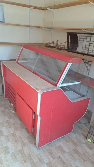 vitrin mallari: Qida vitrini – soyuducu tipli mağaza vitrin masası - Ön və yuxarı — 1