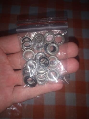 Məhsul: Metal yuyucular dəsti Təsvir: - Şəffaf zip-paketdə çoxlu