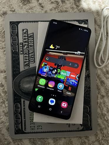 redmi note 9 ucuz: Samsung Galaxy A32, 64 GB, rəng - Qara, Barmaq izi, Face ID — 1