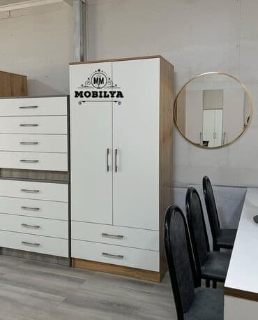 şifaner modelleri: Yeni, Açılan, 3 qapılı Düz dolab, Qarderob, paltar dolabı, Azərbaycan — 5