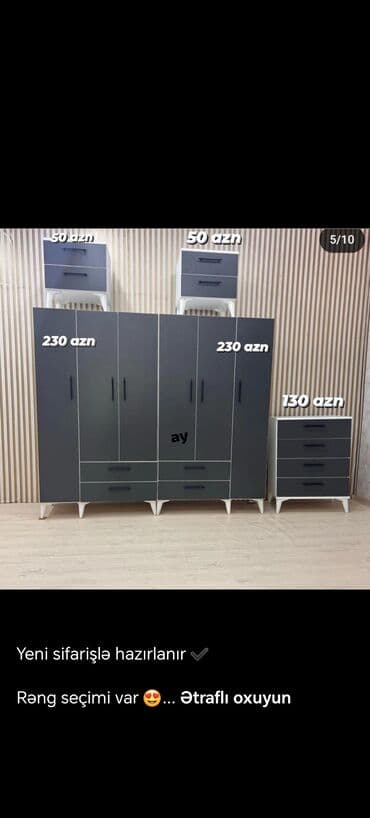 Dolablar: Yeni, 3 qapılı Dolab-asılqan — 2