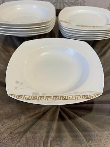 nahar: Nahar dəsti, rəng - Ağ, Farfor, 6 nəfərlik, Türkiyə — 3