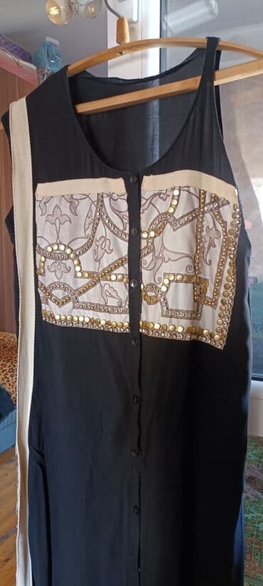 детские платья с длинным рукавом: 2 defe ad gunune geyilub Razmer S,M Ön hissəsində düymə bağlaması olan — 3