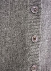 qadın üçün klassik sviterlər: Yeni boz rəngli, V yaxa jaket/kardiqan (Böyük ölçü) ​​Bütün növ — 2