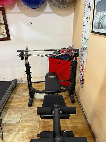 idman trenajorları: Trenajor təzədir,Alman istehsalıdır. Gren Hill brendidir.ştanqlar — 2