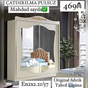 divar dolabı: KUPE DOLAB FABRİK İSTEHSALI Qiymət : 469₼ Dolab gözünüzün önündə — 1