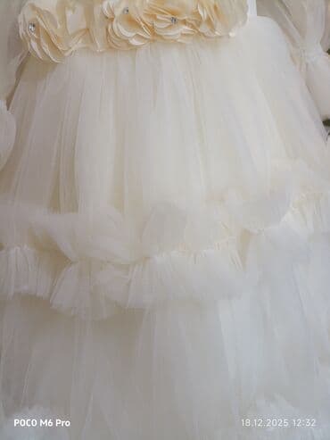 красивые платья на прокат в баку: Uşaq üçün zərif ağ ziyafət/libas paltarı satışı və kirayəsi mövcuddur — 4