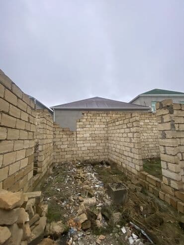 heyet evi: 3 otaqlı, 100 kv. m, Kredit var, Təmirsiz — 7