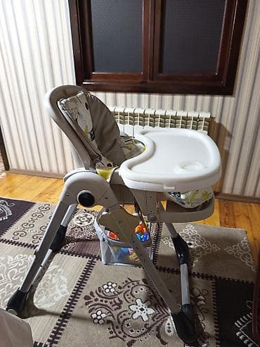 Uşaq yemək stulu - Rahat və yumşaq oturacaq: naxışlı, silinməsi asan — 3