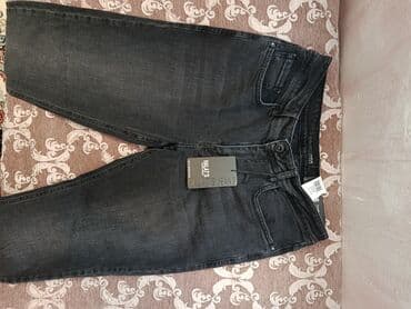 kişi ucun klassik qara kostyum: Cins şalvar — 4