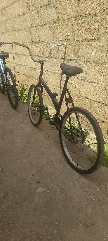Спорт и хобби: Şəhər tipli tək sürət (single-speed) velosiped - Rəng: qara mat - — 2