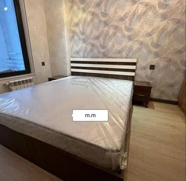 установка мебели: Новый, Двуспальная кровать, Без подьемного механизма, С матрасом, Без выдвижных ящиков, Азербайджан — 2