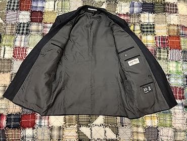 pencəy: İkiqat düyməli kişi pencəyi - Rəng: tünd kömür-boz - Naxış: incə — 6