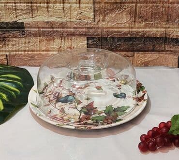 gilan pastellik parcalar: Tort və şiriniyyat qabı, rəng - Bej — 4