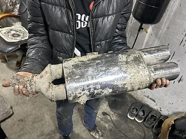 pilus maşın: İkili uclu avtomobil səsboğucu (mühərrik çıxışı üçün) - İkili çıxış — 2