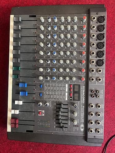 dynacord: Dynacord PowerMate 600 – gücləndiricili mikser Xüsusiyyətlər: - — 3