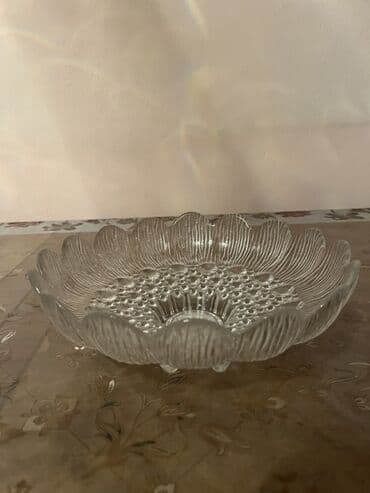 набор ножей zepter: Böyük həcmdə meyvə qabı 
Material ağır şüşədi. Sağlam vəziyyətdədir — 1