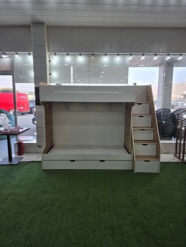 Beşiklər: Oğlan və qız üçün, Çarpayı, Matrassız, Siyirməli, MDF — 6