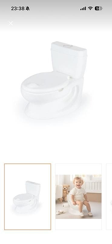 Digər tibbi məhsullar: Uşaq tualeti – mini klozet dizaynlı öyrədici potty - Real klozetə — 1