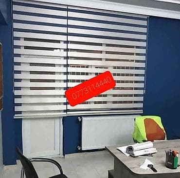 Şamlar: Rulon pərdə və zebra pərdə modelləri - Seçimlər: klassik güllü — 4