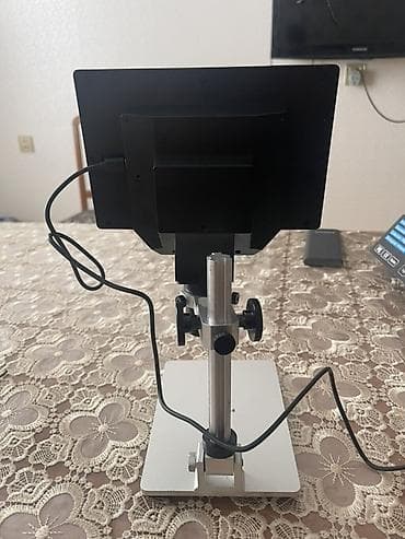 komputer şəkilləri: Rəqəmsal LCD mikroskop - 7 düymlük rəngli LCD ekran – obyektləri — 6