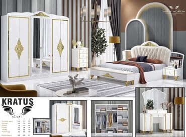 Dolablar: İkinəfərlik çarpayı, Dolab, Termo, 2 tumba, Yeni — 1