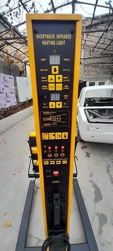 Автосервисное оборудование: Qısa dalğalı infraqırmızı qurutma sistemi və boya-asma stendləri — 1