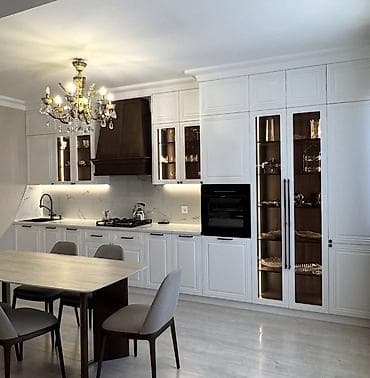 mebel usaq: Klassik üslubda hazırlanmış modul tipli mətbəx mebeli komplekti - — 4