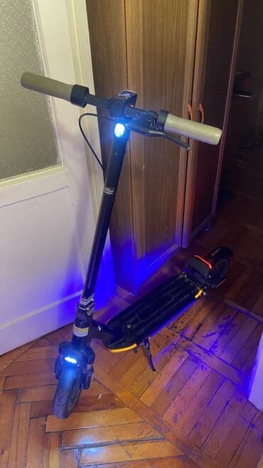 elektrik scooter satilir: Elektrik skuter - Güclü ön fara və gövdə boyunca LED işıq zolağı – — 2