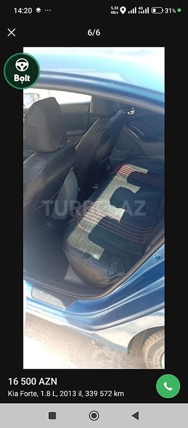 satılık atv: Kia Cerato sedan – mavi rəng. taksi sertifikati var 2005 masinim var — 6