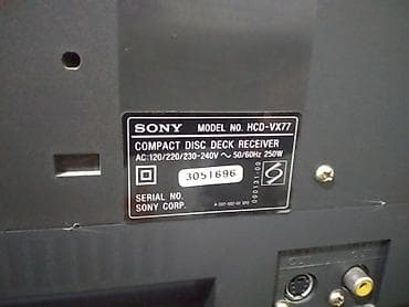 jbl charge 6: Sony HCD xv 77 soh güclü səsi var optik girishi var ayx Fm radio — 3