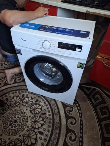Paltaryuyan maşın Midea, 6 kq, İşlənmiş, Avtomat, Qurutma var