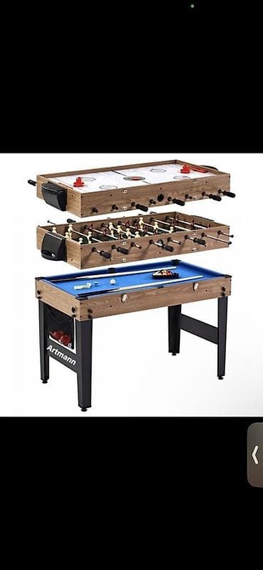 sport prujin: ⚽️🎱🏒🎾 Satılır multifunksional oyun stolu — Go Sportdan alınıb, çox — 3