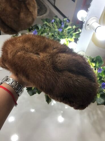 Toy paltarları və aksesuarları: Норковая шапка мужская — 3