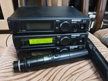 şunurlu mikrafon: Беспроводные (Bluetooth) Микрофон Shure — 7