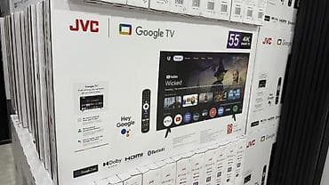 apple kredit: Новый Телевизор JVC QLED 43" FHD (1920x1080), Самовывоз, Платная доставка, Доставка в районы — 3