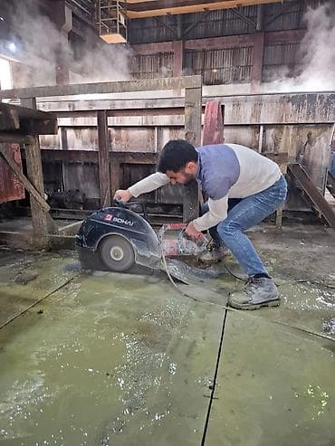 Beton kəsimi və deşmə xidməti - Dəqiq və səliqəli beton kəsimi
