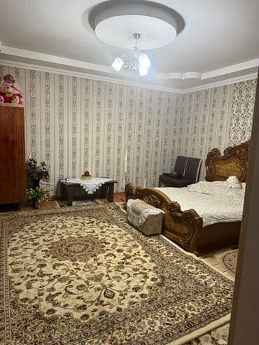 ehmedli neapol dairesi: Satılır: həyət evi - Plan: 2 otaq, mətbəx, geniş zal, sanitar qovşaq — 6