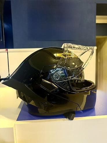 motor c50: Motorsiklet kaskı – tam üzlü, DVS (Dual Visor System) ikiqat vizorlu — 3