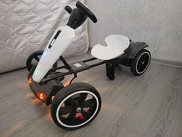 nine bot: Uşaq elektrikli go-kart - Model: ön tərəfdə LED işıqlı panel və arxa — 2