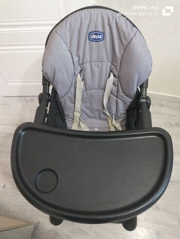 Chicco uşaq yemək kreslosu - Brend: Chicco - Rəng: qara konstruksiya