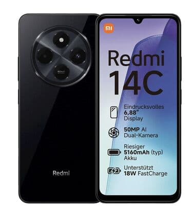 Apple iPhone: Redmi 14C, 128 GB, rəng - Qara — 1