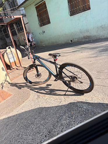 velosiped ural: Mingda brendi dağ velosipedi - Rəng: qara-göy dizayn - Çərçivə — 1