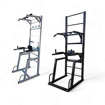 trenajor zal: Çoxfunksiyalı ev trenajoru – turnik, dip bar və press üçün stansiya - — 1