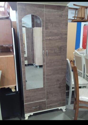 dsp laminat: Açılan, 2 qapılı Düz dolab, Qarderob, paltar dolabı — 19